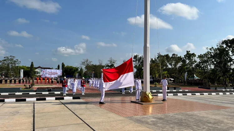 HUT ke-81 RI, Ketua DPRD Beltim Ajak Masyarakat Teladani Semangat Perjuangan