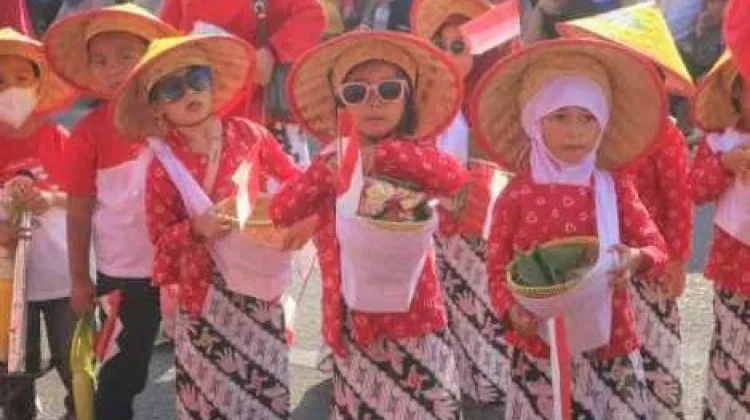 Pawai Karnaval TK/PAUD se-Bangka Tengah Diikuti 30 Peserta