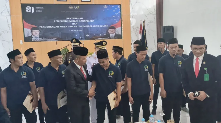 387 Warga Binaan Lapas Bukit Semut Dapat Remisi