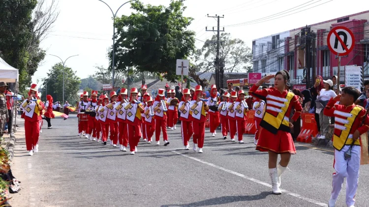 Semarak Pawai Indah HUT ke-81 RI, 229 Regu Ramaikan Jalanan Sungailiat