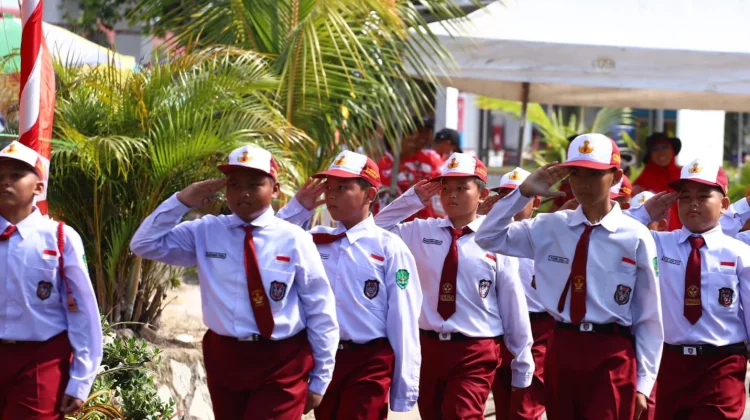 Generasi Muda Semarakkan Kemerdekaan lewat Pawai Baris-Berbaris