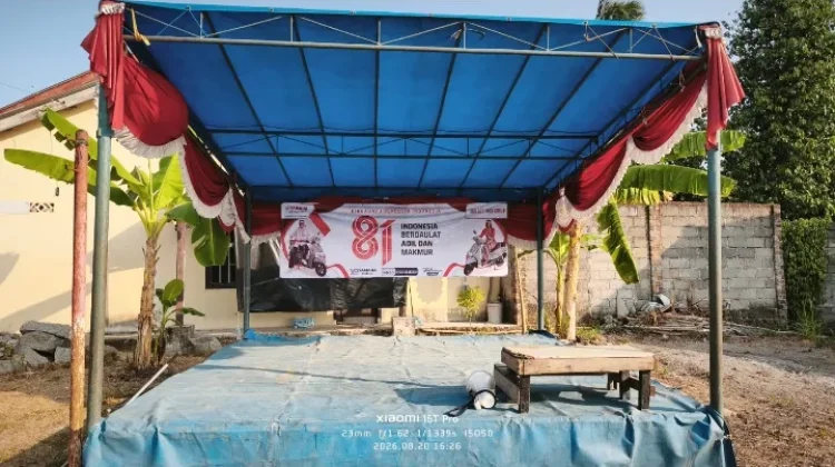 Warga Sri Menanti Siap Meriahkan HUT ke-81 RI