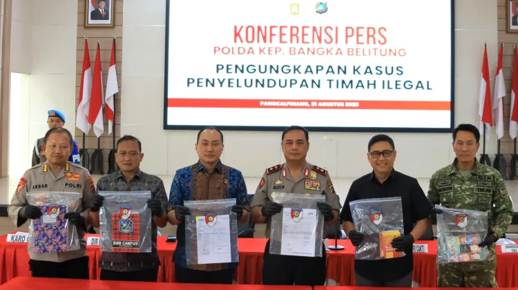 TNI-Polri Tak Pandang Bulu Oknum Terlibat Tambang Ilegal di Babel