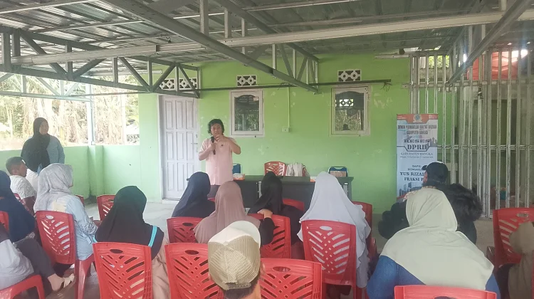 Reses DPRD Bangka di Bedeng Ake, Warga Soroti Jalan Rusak dan Lampu Mati