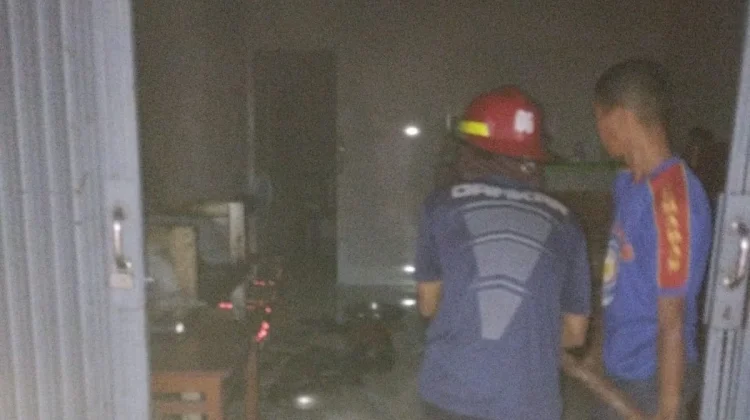 Gas Bocor Picu Kebakaran Ruko, Pemilik Luka Bakar