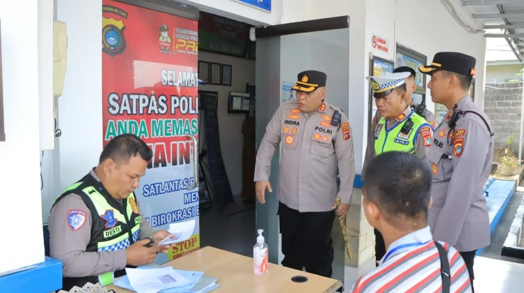 Kapolres Bangka Cek Layanan Anggotanya kepada Masyarakat