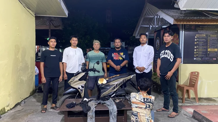 Unit Reskrim Polsek Belinyu Ringkus Emon, Terduga Pelaku Penganiayaan