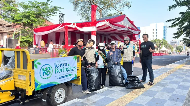 Komunitas Yo’ Kawa Babel Kampanye Lawan Sampah Lewat Aksi Kawa Beringkes