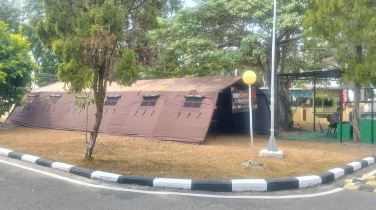 Lintas Timur dan Rebo Rawan Karhutla, Polres Bangka Dirikan Posko
