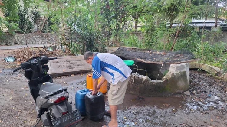 Air Sumur PUPR Bangka jadi Tumpuan Masyarakat di Musim Kemarau