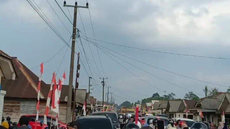 Padatnya Lebaran Nibung Picu Kemacetan