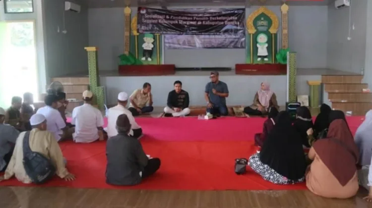 Sosialisasi di Pesantren Tunanetra, KPU Bangka Dorong Demokrasi Inklusif