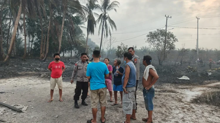 Karhutla di Bangka Capai 500 Hektare Lebih, Polres Siagakan 40 Personel