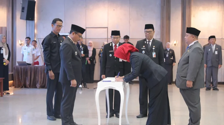 Lima Kepala OPD di Pemrprov Babel Dilantik