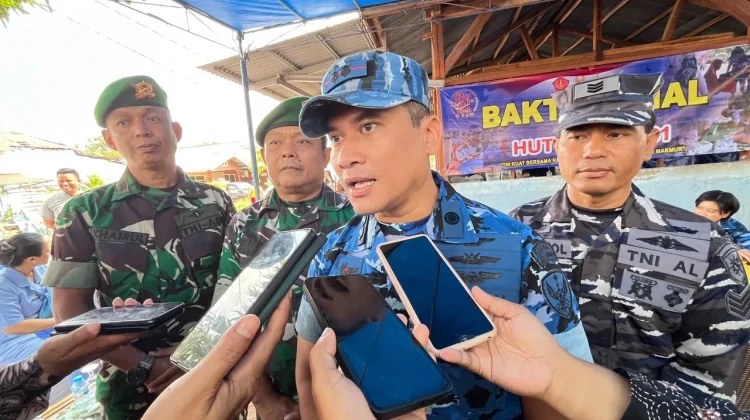Warga Desa Baru Sambut Positif Bakti Sosial HUT ke-81 TNI