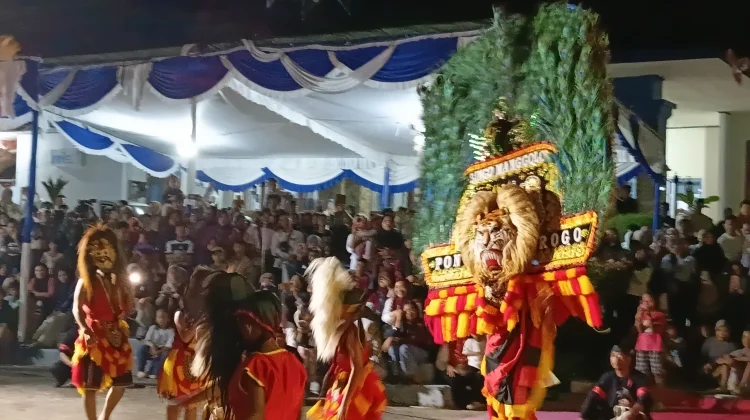 Natural, Tanpa Magic Reog Ponorogo Singo Monggolo Bikin Kagum Warga di RRI Fest 2026