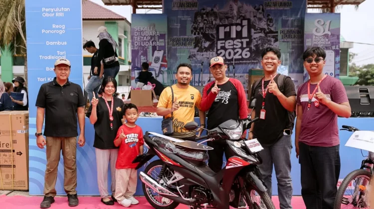 Dari Pangkalpinang, Nurwandi Raih Sepeda Motor Jalan Sehat RRI Fest 2026