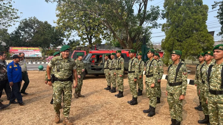 Antisipasi Karhutla, Yonif 147 Siapkan 3 Armada Pemadam di Bangka Tengah