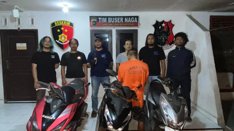 Kunci Nempel, Motor Digasak Residivis di Apotek Bukit Merapin Pangkalpinang