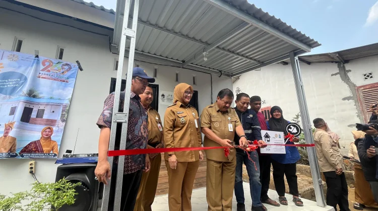 Pemkot Pangkalpinang Resmikan Rumah Layak Huni Bantuan Arsari Group