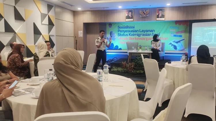 Imigrasi Tanjungpandan Sosialisasikan Layanan Anak Berkewarganegaraan Ganda