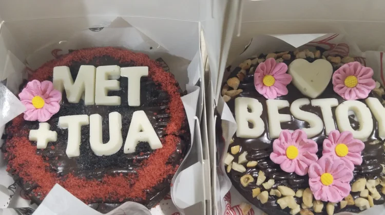 Bento Fudgy Brownies, Alternatif Cake Ulang Tahun yang Praktis dan Kekinian