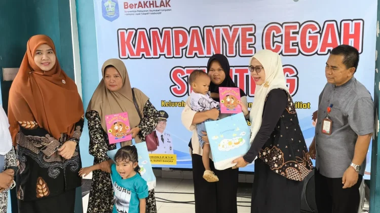Dinkes Bangka Gelar Kampanye Cegah Stunting di Sinar Baru