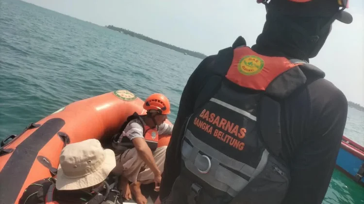 Sempat Hilang Kontak, Nelayan Bangka Barat Ditemukan Selamat