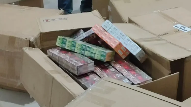 Satreskrim Polres Belitung Amankan Truk Berisi Rokok Ilegal