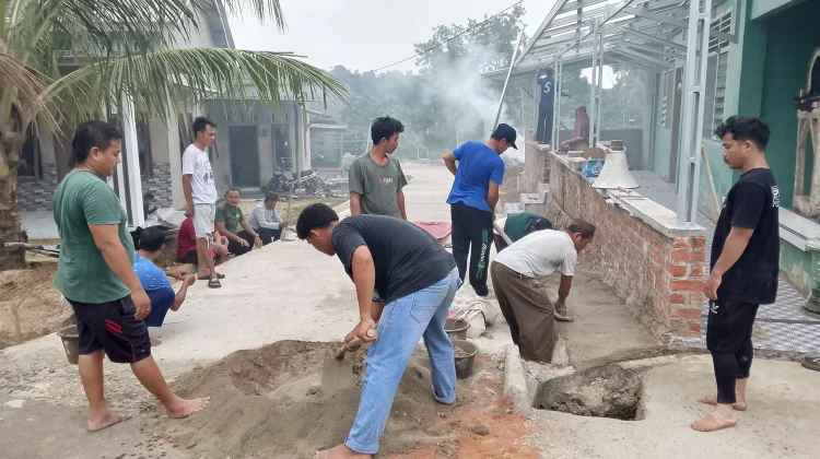 BKPRMI Bangka Gelar Gerakan Masjidku Bersih