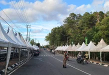 Jalan Masjid Agung Sungailiat Dialihkan Selama Ramadan Fair