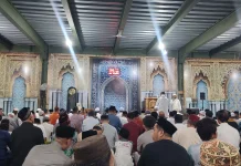 Masjid Muhajirin Pangkalpinang Gelar Salat Tarawih Perdana