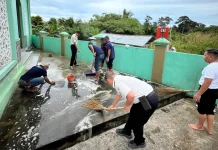 Lapas Tanjungpandan Gelar Kerja Bakti Sambut Ramadan