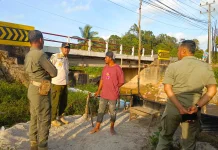 Satpol PP Bangka Tegur Aktivitas TI Simpang Lumut