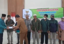 Baznas Bangka Salurkan Santunan Rp300 Ribu kepada Mustahik