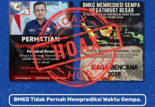 BMKG Tegaskan Informasi Indonesia akan Dilanda Megatrust adalah Hoaks