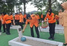 Kansar Pangkalpinang Ziarah Makam Pahlawan, Sambut HUT Basarnas ke-54