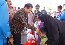 Santunan Yatim Piatu Karang Taruna Temberan Dapat Apresiasi Pemkot