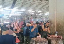 Harga Daging Sapi Rp150 per-kg di Pasar Kite Sungailiat