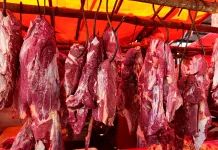 H-2 Lebaran, Harga Daging di Beltim Tembus Rp170 Ribu