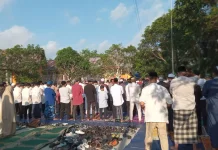 Warga Muhammadiyah di Belitung Laksanakan Salat Id
