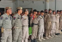Satpol PP Bangka Perkuat Pengamanan Posko Lebaran