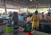 Lebaran ke tiga, Aktivitas Pasar Higienes sudah Buka