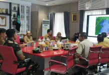 Danrem 045/Garuda Jaya Sambangi Bupati Bangka, Bahas Pembentukan Kodam Babel