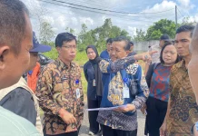 Dinas Pendidikan Babel Tinjau Lokasi Rencana Pembangunan SMAN 5 Pangkalpinang
