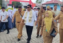 Gubernur Babel Kunjungi SMKN 2 Tanjungpandan, Tanggapi Keluhan Para Tenaga P