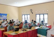 SMPN 2 Manggar Ikuti Tes Kompetensi Akademik Siswa