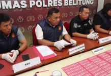 Polres Belitung Ungkap Dua Kasus Sabu, Dua Pria Ditangkap