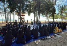 Perayaan Paskah di Pantai Tikus Emas Perkuat Nilai Spiritual Siswa