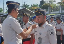20 Pegawai Lapas Tanjungpandan Dikukuhkan Naik Pangkat